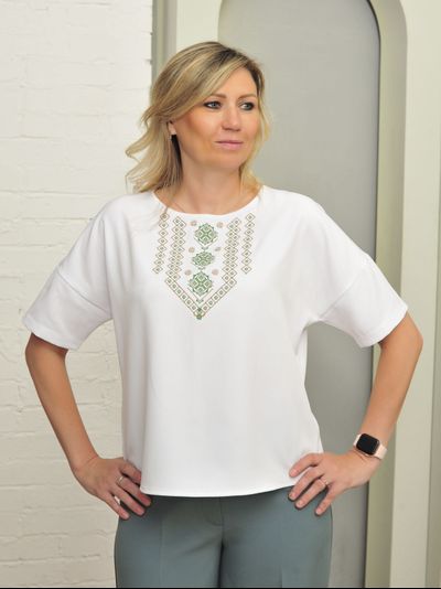 Блузка: 694-1023 вышивка