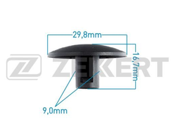 КЛИПСА КРЕПЕЖНАЯ ZEKKERT BE-2091