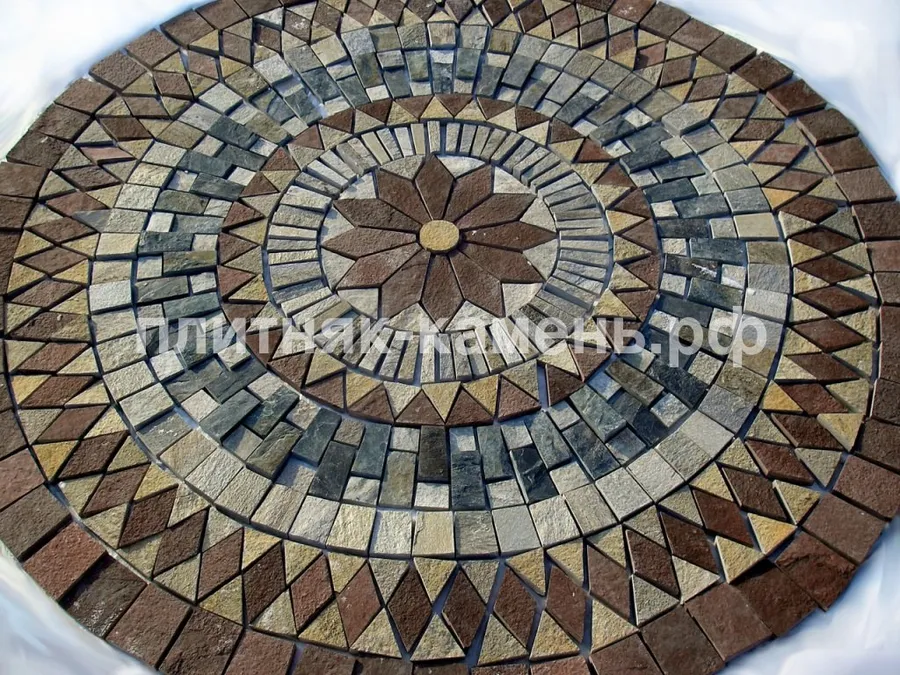 каменные ковры из натурального камня