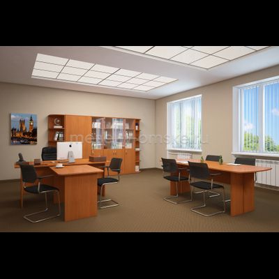 Шкаф для документов Гермес со стеклом