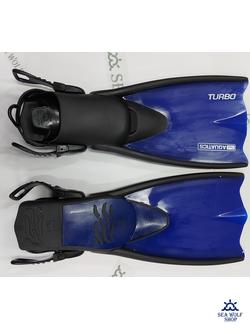 Ласты Aquatics TURBO JUNIOR детские с ремешком р.27-32