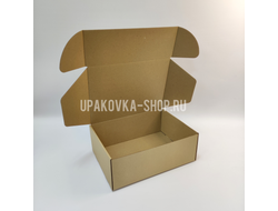 Коробка с откидной крышкой 270*200*100 мм БУРЫЙ