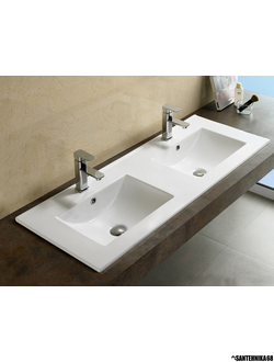 Раковина двойная умывальник для ванной MELANA MLN-9120ED 1205х465х180