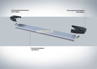 Пороги на Lada Largus Cross Start