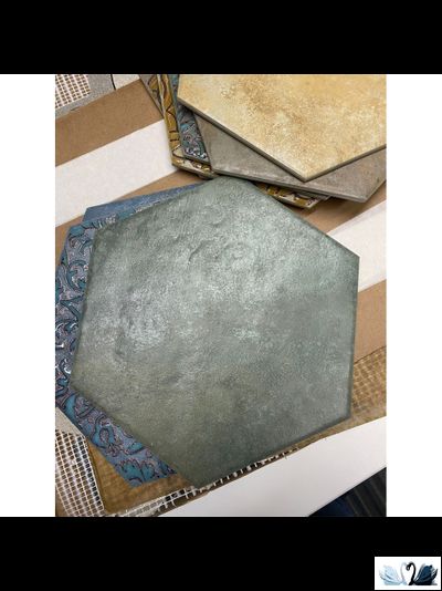 Керамогранит Kerama Marazzi Гроссето 20x23 см зелёный матовый