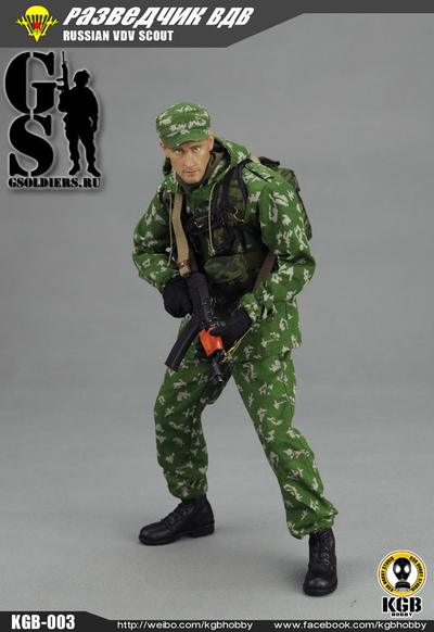 Разведчик ВДВ - коллекционная фигурка 1/6 KGB-003 Russian VDV Scout - KGB Hobby