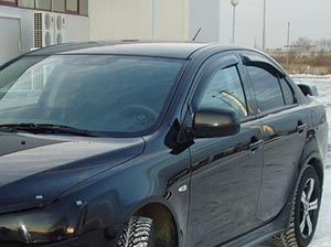 Дефлекторы окон 4 door MITSUBISHI LANCER Sd 2007-, NLD.SMILAN0732