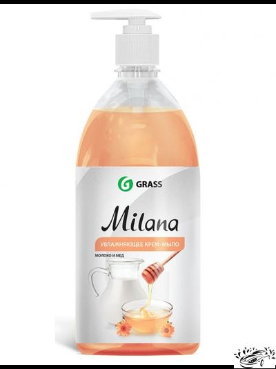 Крем-мыло жидкое увлажняющее &quot;Milana молоко и мед&quot; GRaSS