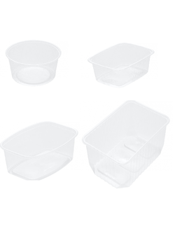 Контейнеры с отдельной крышкой