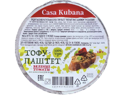 Тофу-паштет "Вяленый томат с базиликом", 110г (Casa Kubana)