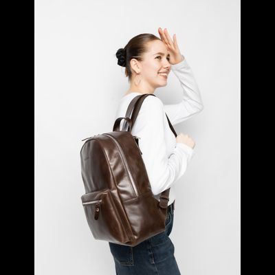 Женский кожаный рюкзак Albiate brown (арт. 3103-02)