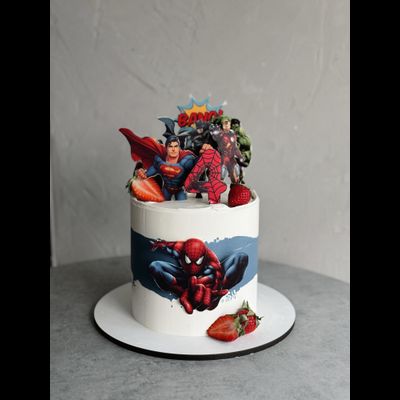 Торт супергерои