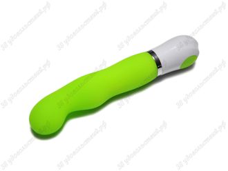 Вибратор Soft Flirting (15х2,5см) зеленый