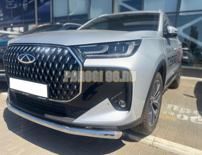 Защита переднего бампера Папа Тюнинг d60 для Chery Tiggo 7L 2025-