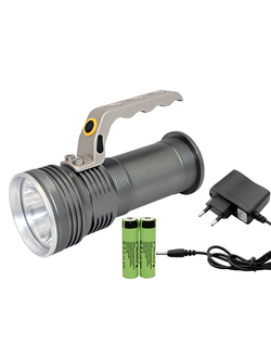 Фонарь светодиодный LED #T-660 (рабочий/ поисковый  с основным и боковыми светом со встроенным аккумулятором)  800 лм. XPG/ XM-L T6.