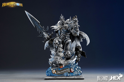 Король-Лич (серия Warcraft, HearthStone) - КОЛЛЕКЦИОННАЯ СТАТУЯ 1/10 The Lich King (HEXHS002) - HEX Collectibles x Blizzard