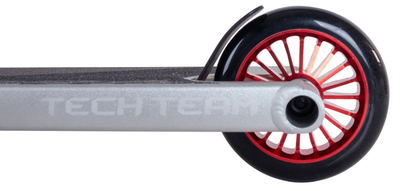 Трюковой самокат Tech Team Aurora silver сзади