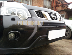 Защита радиатора Nissan X-Trail T31 2011-2015 black середина