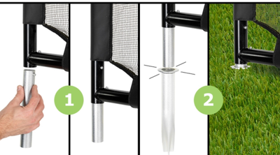 ФУТБОЛЬНЫЕ ВОРОТА EXIT TOYS МАЭСТРО 180*120*60 СМ