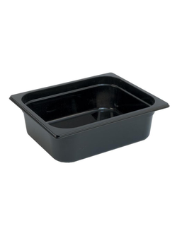 Гастроёмкость 1/2-150, поликарбонат, чёрная