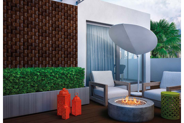 Стеновая панель из термоясеня "Термоясень темный" (артикул 1009-ST) в интерьере загородного дома