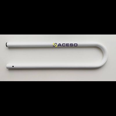 Откидной настенный поручень для унитаза окрашенный, белый