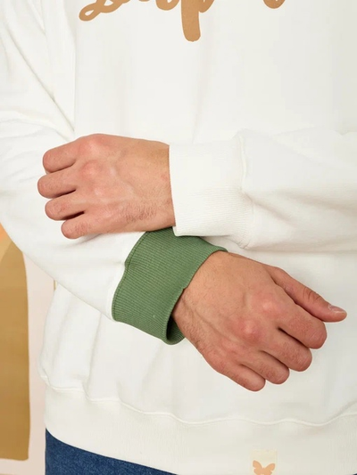 МУЖСКОЙ СВИТШОТ БЕЛЫЙ "ДАРИ"