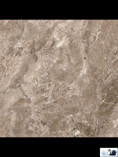 Плитка напольная Eurotile Hermitage Brown 418 х 418 мм под мрамор