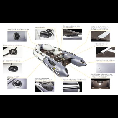 Моторная лодка Ривьера Компакт 3400 СК