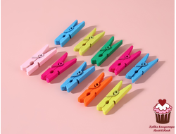 Набор мини-прищепок 10 шт., дерево