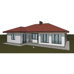 Одноэтажный дом с тремя спальнями 160м² (S25)