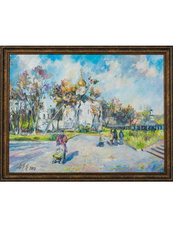 Пейзаж Сергиев Посад. Введенский Храм Круглова Ирина