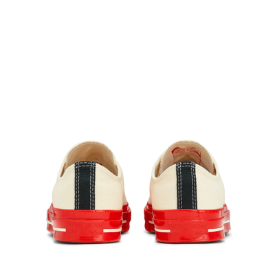 Converse off white rouge shop