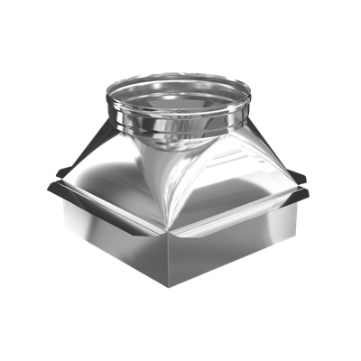 Craft переход с кирпичной кладки 125х125 -D 150 (304/0,5)