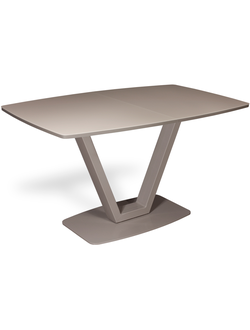 ANCEL латте/стекло сатинированное капучино 130(+40)x80