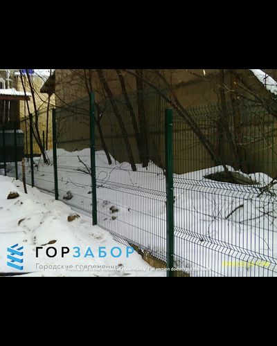 Оцинкованный 3D забор из сварного прутка 4мм
