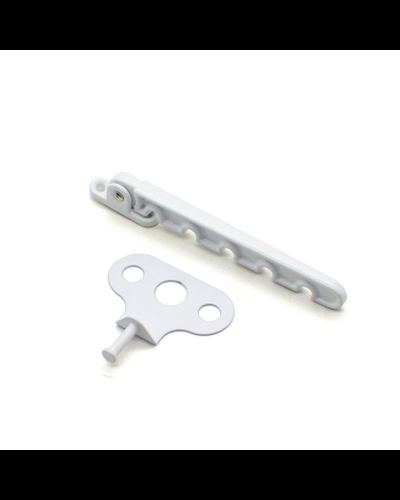 030-Ограничитель открывания металлический 5-ти позиц.белый Артикул: 00000363