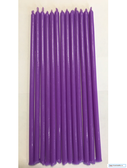 Свеча Лиловая №120 (40 минут горения).