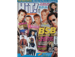 Hit! Magazine August 1999 Backstreet Boys, Britney Spears Cover, Иностранные журналы, Intpressshop