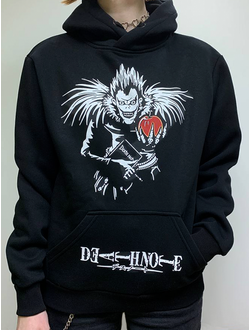 Толстовка с начесом мужская, размер S "Death Note: Ryuk & Light"