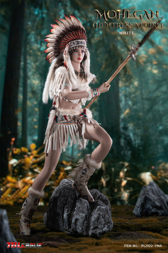 ПРЕДЗАКАЗ - Индейская охотница в белом - КОЛЛЕКЦИОННАЯ ФИГУРКА 1/6 Mohegan huntress attire White (PL2022-196A) - TBLeague ?ЦЕНА: 19900 РУБ.?