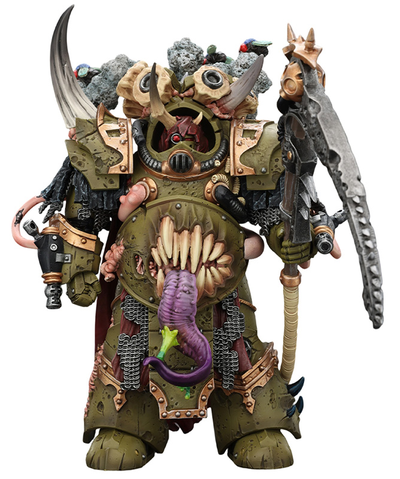 Терминатор-чемпион Савана Смерти (Warhammer 40K) - КОЛЛЕКЦИОННАЯ ФИГУРКА 1/18 Death Guard Deathshroud Terminator Champion (JT02571) - JOYTOY