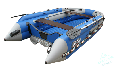 Лодка ПВХ Angler SKAT Тритон 370NDFi с Интегрированным фальшбортом