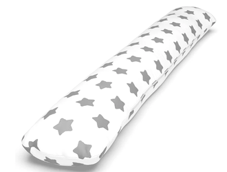 Подушка обнимашка для тела в рост 170 х 30 см шарики внутри, наволочка на молнии цвет на выбор