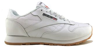 Reebok Classic Белые с коричн, КОЖА, (40-45) Арт: S014