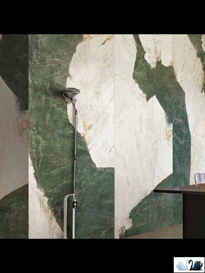 Керамогранит FMAX Venetian Green 6mm glossy 120x270 см зеленый