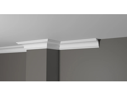 Потолочный плинтус с гладким профилем из дюрополимера Decor Dizayn (Декор Дизайн)- DD42 (50*50*2000)