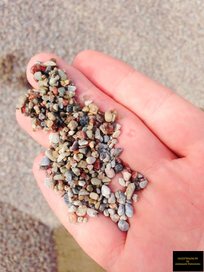 песок очень крупный