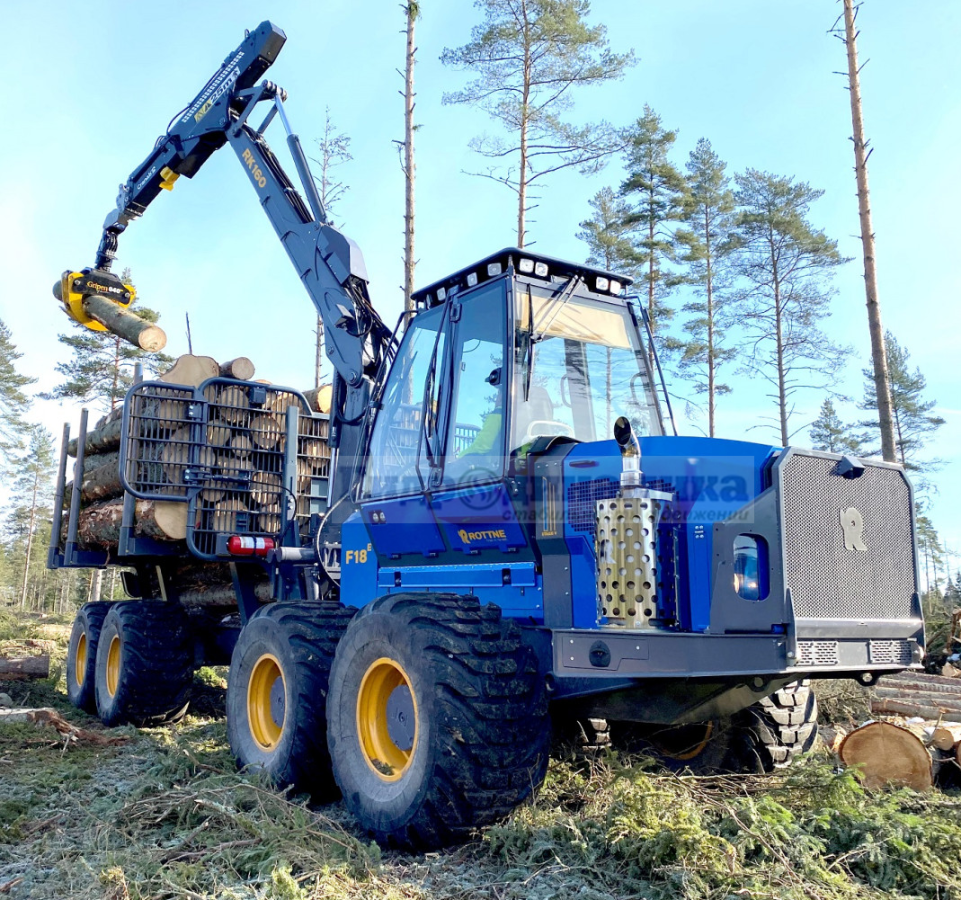 Шведский форвардер Rottne 