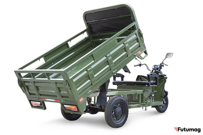 Грузовой электротрицикл Rutrike D4 NEXT PRO 1800 72V1500W зеленый